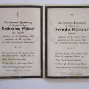 Mützel Katharina & Frieda